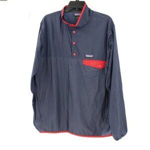 Patagonia Pullover Mens Large Houdini Snap-T Windbreaker Durable Water Repellent